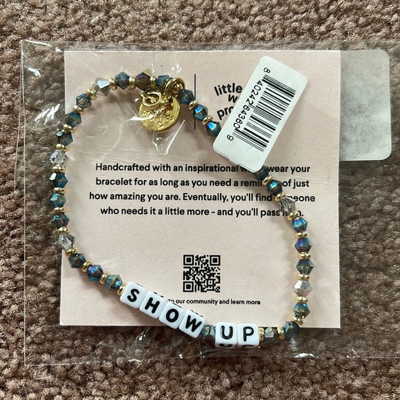 Peloton x Little Words Show Up M/L bracelet new - Picture 1 of 2